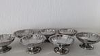 Inox Franse Retro Vintage ijs dessert tapas fruit schaaltjes, Ophalen of Verzenden, Zo goed als nieuw, Overige stijlen, Schaal of Schalen