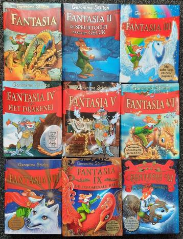 9x Geronimo Stilton Fantasia 1-2-3-4-5-6-7-9-11 beschikbaar voor biedingen