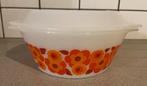 Arcopal Lotus ovenschaal retro schaal bloemen, Ophalen of Verzenden, Overige stijlen, Glas, Schaal of Schalen