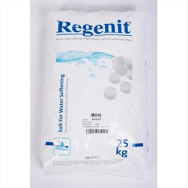 Regenit zouttabletten waterontharder staan binnen opgeslagen, Doe-het-zelf en Verbouw, Isolatie en Afdichting, Nieuw, Overige materialen