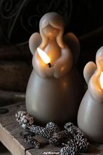 Ledengel groot of klein led engel, kaars, led, Www.jufbrocante.nl, Www.jufbrocante.nl, Nieuw, Ophalen of Verzenden