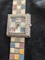 Chopard Horloge Zilver (namaak stenen), Overige merken, Gebruikt, Polshorloge, Overige materialen