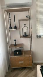 Dubbelman Degisn stijlvol vakkenkast visgraat, Ophalen, Zo goed als nieuw, Minder dan 150 cm, Minder dan 100 cm