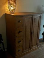 Grenen handgemaakte computerkast, Huis en Inrichting, Ophalen, Gebruikt, 100 tot 150 cm, 50 tot 100 cm