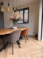 4 Karwei eetkamerstoelen, Ophalen, Overige materialen, Gebruikt, Bruin