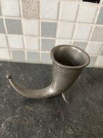 Tinnen Hoorn Beker, Antiek en Kunst, Antiek | Tin, Ophalen of Verzenden