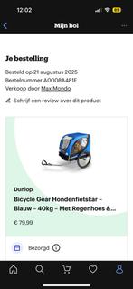 Bicycle Gear hondenfietskar blauw, Dieren en Toebehoren, Honden-accessoires, Ophalen, Nieuw