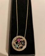 Dames ketting echt zilver vintage goud verguld antieke ketti, Sieraden, Tassen en Uiterlijk, Antieke sieraden, Ophalen of Verzenden