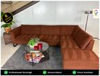 GRATIS LEVERING Hoekbank Bruin 290x220 GEREINIGD, 250 tot 300 cm, Hoekbank, Ophalen of Verzenden, Zo goed als nieuw