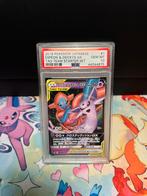 Espeon & Deoxys GX 001 PSA10, Hobby en Vrije tijd, Verzamelkaartspellen | Pokémon, Ophalen of Verzenden, Zo goed als nieuw