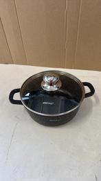 Kinghoff 1593 - Braadpan - met Aromaknop - 20 cm - 2.3 liter, Hans@rekke.nu, Aluminium, Ophalen of Verzenden, Zo goed als nieuw