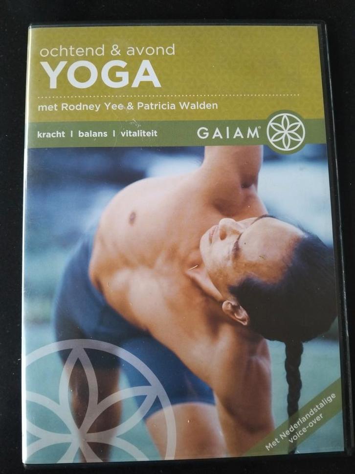 DVD Gaiam Ochtend & Avond Yoga, Cd's en Dvd's, Dvd's | Sport en Fitness, Zo goed als nieuw, Cursus of Instructie, Yoga, Fitness of Dans