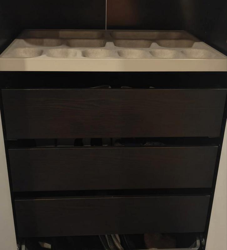 Ikea PAX KOMPLEMENT LADE bruin/zwart (retro), Huis en Inrichting, Overige Huis en Inrichting, Gebruikt, Ophalen of Verzenden