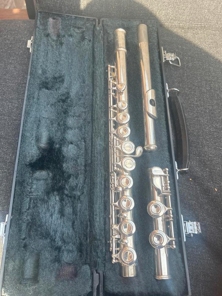 Yamaha 225SII Dwarsfluit - Perfect voor Beginners!, Muziek en Instrumenten, Blaasinstrumenten | Dwarsfluiten en Piccolo's, Zo goed als nieuw