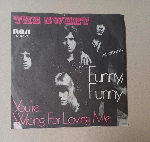 The Sweet - Funny Funny, Cd's en Dvd's, Vinyl Singles, Gebruikt, Single, Pop, 7 inch, Ophalen of Verzenden