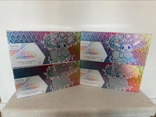 Prismatic Evolutions Super Premium Collection (SEALED), Hobby en Vrije tijd, Verzamelkaartspellen | Pokémon, Nieuw, Boosterbox