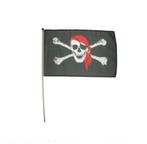 handvlag, piraten vlag, Mancave, biker, rocker, man, vrouw, Diversen, Vlaggen en Wimpels, Nieuw, Ophalen of Verzenden