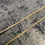 14k gouden ketting glad slang schakel, Sieraden, Tassen en Uiterlijk, Kettingen, Ophalen of Verzenden