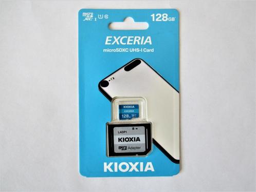 Kioxia (Toshiba) micro SD kaart 128GB nieuw, Audio, Tv en Foto, Fotografie | Geheugenkaarten, Nieuw, SD, 128 GB, Smartphone, Ophalen of Verzenden