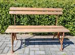 Tuinbank hout met zwaar gietijzeren poten, Ophalen, Nieuw, Hout