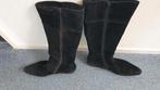 Zwarte Suède Laarzen mt.41, Ophalen of Verzenden, Gedragen, Zwart, Hoge laarzen
