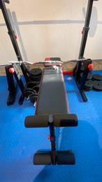 Fitness rek met gewichten, Sport en Fitness, Ophalen, Benen, Gebruikt, Krachtstation