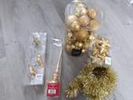 Te koop, goud kerstversiering, Diversen, Kerst, Ophalen of Verzenden, Zo goed als nieuw