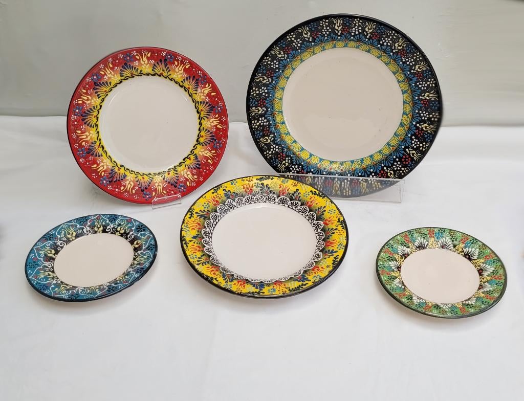 Borden, Turks keramiek, Ophalen, Keramiek, Bord(en), Nieuw