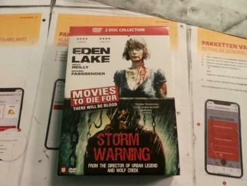 Movie box eden lake en storm warning beschikbaar voor biedingen