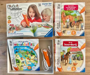 TIPTOI STARTERSET STIFT + BOEK EN 2 EXTRA BOEKEN beschikbaar voor biedingen