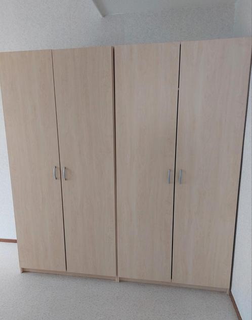 Licht-hout-kleurige kasten, als nieuw, Huis en Inrichting, Kasten | Roldeurkasten en Archiefkasten, Zo goed als nieuw, 150 tot 200 cm