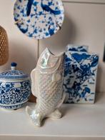 HD Collection vaas vis, Huis en Inrichting, Woonaccessoires | Vazen, Wit, Aardewerk of Porselein, Ophalen of Verzenden, Zo goed als nieuw