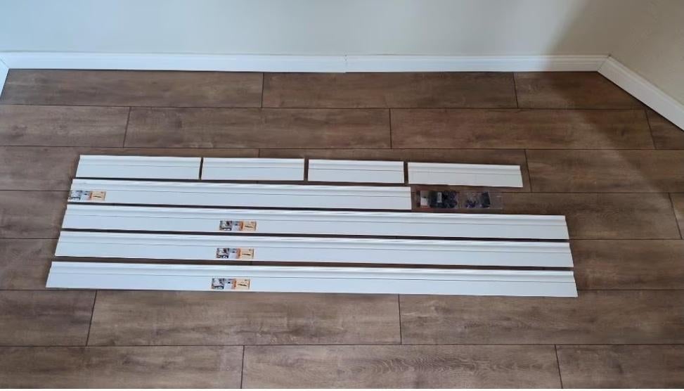 Cando Muurplint MDF plintfolie / houten plint, Doe-het-zelf en Verbouw, Plinten en Afwerking, Nieuw, Ophalen of Verzenden, Mdf