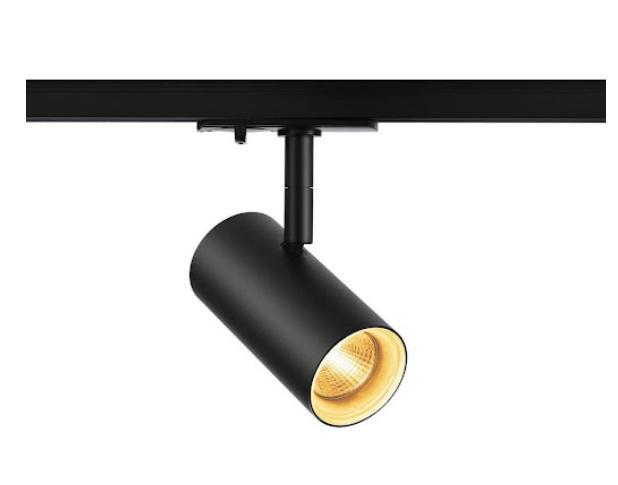 SLV Spots 4 stuks + rail 3 meter + stekker, Huis en Inrichting, Lampen | Spots, Gebruikt, Plafondspot of Wandspot, Metaal of Aluminium