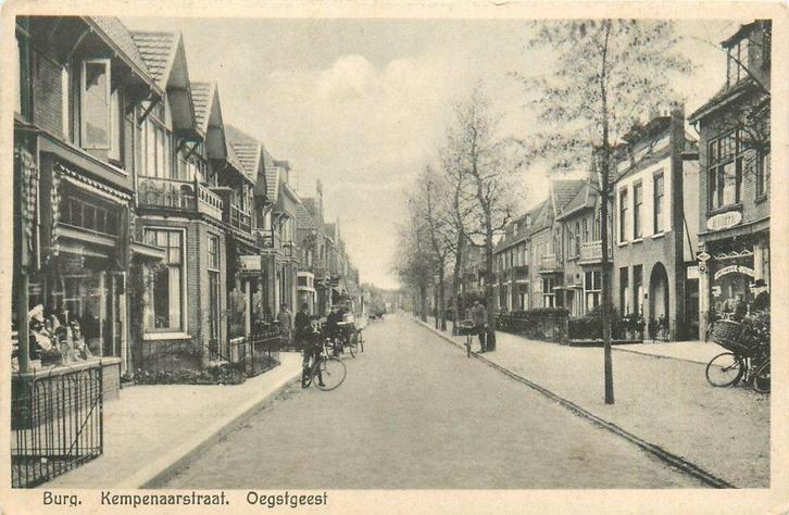 701106039 Oegstgeest Burg Kempenaarstraat, Verzamelen, Ansichtkaarten | Nederland, Zuid-Holland, Voor 1920, Verzenden
