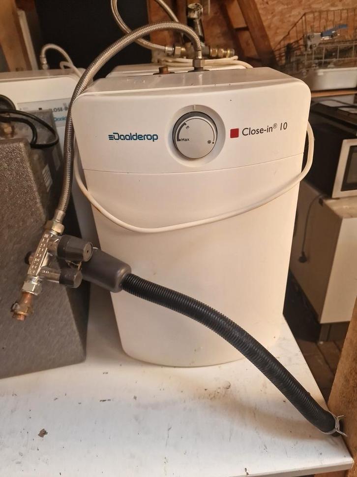 Daalderop close in boiler 10L compleet, Doe-het-zelf en Verbouw, Geisers en Boilers, Gebruikt, Boiler, Minder dan 20 liter, Ophalen