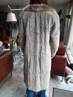 Bontjas van konijnenbont (lang, grijs), Kleding | Dames, Jassen | Winter, Ophalen, Gedragen, Maat 38/40 (M), Grijs