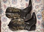 Zwarte cowboy boots 38 zgan, Hoge laarzen, Zwart, Ophalen of Verzenden, Zo goed als nieuw