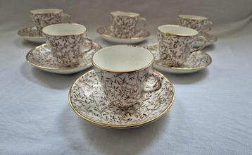 6x Koral Societe Ceramique kop en schotels beschikbaar voor biedingen