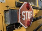 STOP bord, schoolbus bord met beweegbare arm & verlichting., Ophalen, Gebruikt, ., .