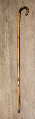 Vintage Wandelstok Bamboe 100cm, Diversen, Wandelstokken, Ophalen of Verzenden