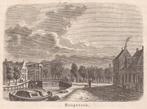 Aanzicht Hoogeveen Houtgravure 1857, Antiek en Kunst, Kunst | Etsen en Gravures, Ophalen of Verzenden