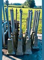 19 hekwerkpalen, Ophalen of Verzenden, IJzer