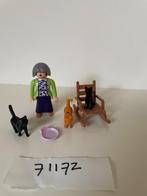 Playmobil oma met katten 71172, Complete set, Zo goed als nieuw, Ophalen