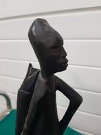 beeld afrikaans man met vis, Ophalen of Verzenden