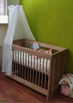 Babybed Brent oldwood, inclusief matras, 60 x 120 cm, Ophalen, Zo goed als nieuw, Ledikant