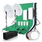 Grandecom Pro Studio & Greenscreen Set, Ophalen of Verzenden, Nieuw, Complete fotostudio