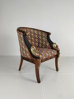 Decoratieve Neoklassieke Zwaan Armstoel, Ophalen