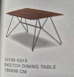 houe Sketch tafel nieuw in de doos 160x89, Ophalen, Nieuw, Rechthoekig