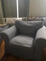 Fauteuil Grijs, Huis en Inrichting, Fauteuils, Ophalen, Gebruikt, 75 tot 100 cm, 50 tot 75 cm